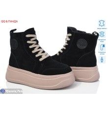 Черевики жіночі на зиму (6 пар р.36-41) чорний  "QQ&Панда"