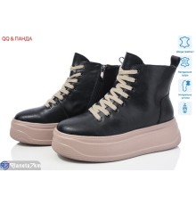 Черевики жіночі на зиму (6 пар р.36-41) чорний  "QQ&Панда"