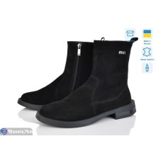 Черевики жіночі на зиму (6 пар р.36-41) чорний  "FOX"