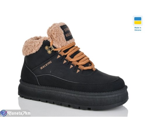 Черевики жіночі на зиму (8 пар р.36-41) чорний  "MURMUR"