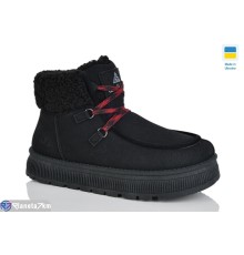 Черевики жіночі на зиму (8 пар р.36-41) чорний  "MURMUR"