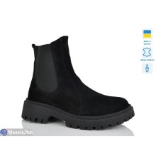 Черевики жіночі на зиму (6 пар р.37-41) чорний  "LIKA"