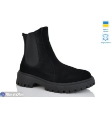 Черевики жіночі на зиму (6 пар р.37-41) чорний  "LIKA"