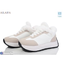 Кросівки жіночі на зиму (8 пар р.36-41) білий  "Latifa"