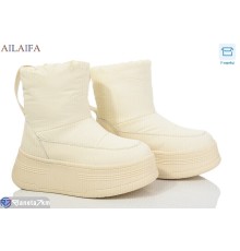 Дутики жіночі на зиму (6 пар р.36-41) бежевий  "Latifa"