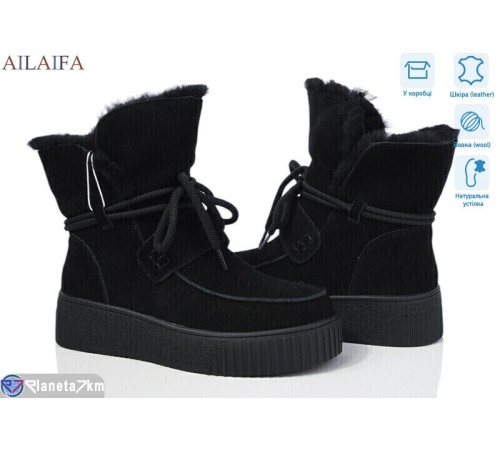 Уггі жіночі на зиму (6 пар р.36-41) чорний  "Latifa"