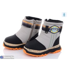 Черевики дитячі на зиму (8 пар р.22-27) сірий  "Normashoes"