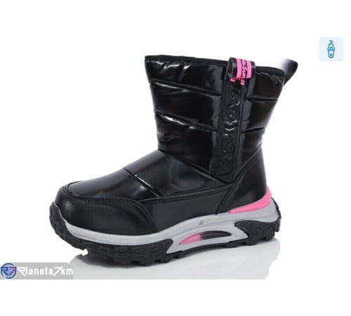 Дутики дитячі на зиму (8 пар р.32-37) чорний  "Normashoes"