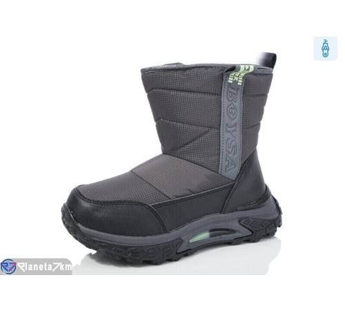 Дутики дитячі на зиму (8 пар р.32-37) сірий  "Normashoes"