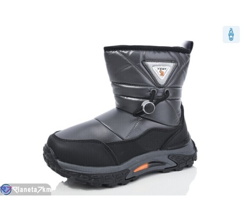 Дутики дитячі на зиму (8 пар р.32-37) сірий  "Normashoes"