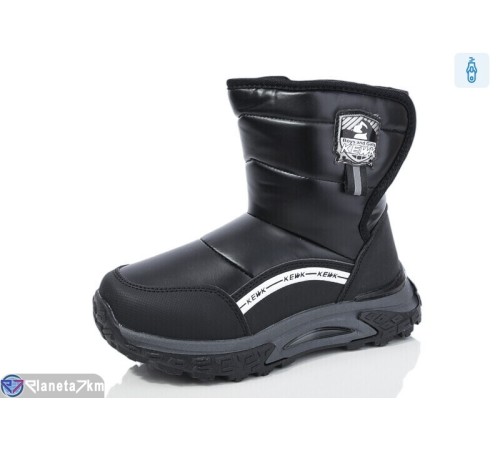 Дутики дитячі на зиму (8 пар р.32-37) чорний  "Normashoes"