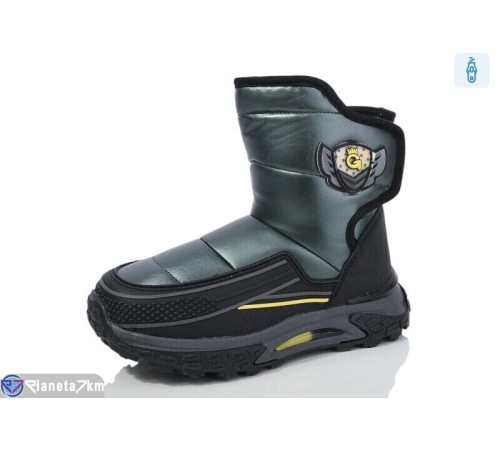 Дутики дитячі на зиму (8 пар р.32-37) зелений  "Normashoes"