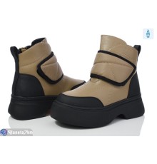 Черевики дитячі на зиму (8 пар р.32-37) хакі  "Normashoes"