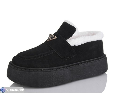 Туфлі жіночі на зиму (8 пар р.36-41) чорний  "Normashoes"