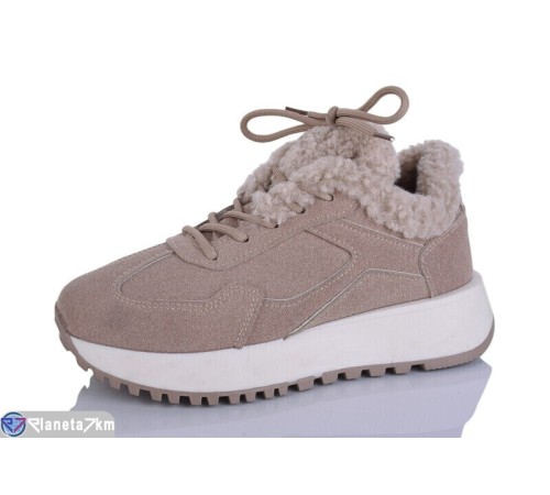 Кросівки жіночі на зиму (8 пар р.36-41) бежевий  "Normashoes"