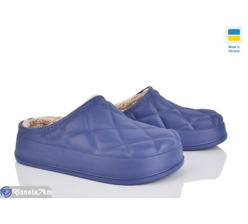 Жіночі сабо на зиму (6 пар р.36-41) синій  "Ladmir"