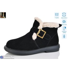 Черевики жіночі на зиму (8 пар р.36-41) чорний  "Lilin"