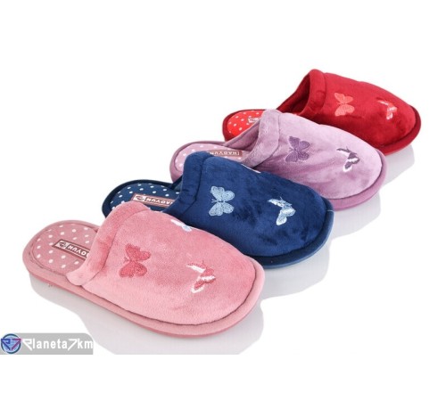 Тапки жіночі на весну/осінь (12 пар р.36-41) мікс  "ELMA"