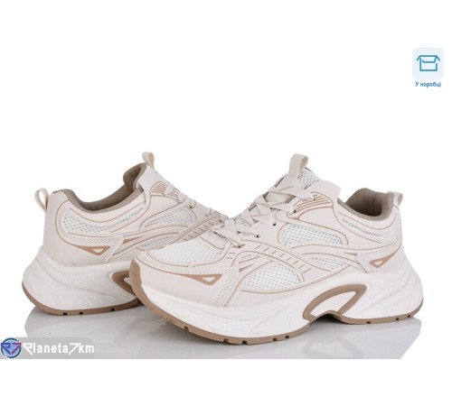 Кросівки жіночі на весну/осінь (8 пар р.36-41) бежевий  "LAIFA"