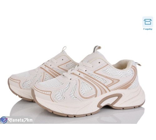 Кросівки жіночі на весну/осінь (8 пар р.36-41) бежевий  "LAIFA"