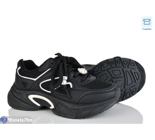 Кросівки жіночі на весну/осінь (8 пар р.36-41) чорний  "LAIFA"