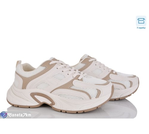 Кросівки жіночі на весну/осінь (8 пар р.36-41) бежевий  "LAIFA"