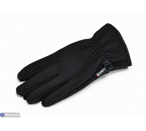 Рукавички дитячі на зиму (12 шт. р.сетка S-L) чорний  "RUBIBAS"