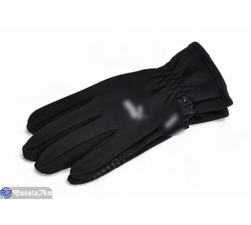 Рукавички дитячі на зиму (12 шт. р.сетка S-L) чорний  "RUBIBAS"