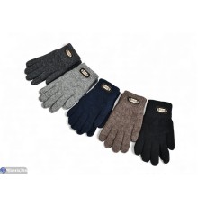 Рукавички дитячі на зиму (12 шт. р.сетка 6-8) мікс  "RUBIBAS"