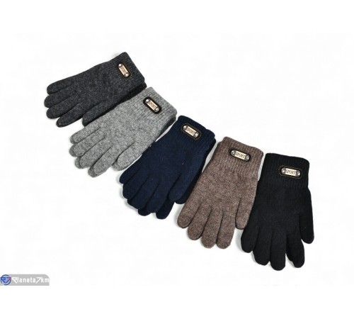 Рукавички дитячі на зиму (12 шт. р.сетка 6-8) мікс  "RUBIBAS"