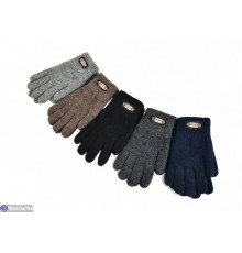 Рукавички дитячі на зиму (12 шт. р.сетка 8-12) мікс  "RUBIBAS"