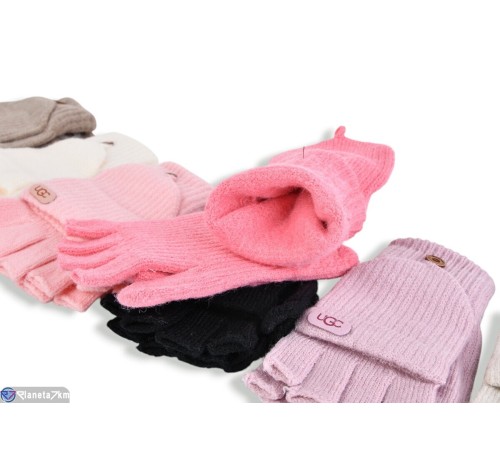 Рукавиці дитячі на зиму (12 шт. р.сетка 8-12) мікс  "RUBIBAS"