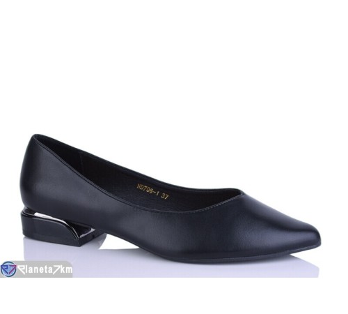 Туфлі жіночі на весну/осінь (6 пар р.36-40) чорний  "Belossa"