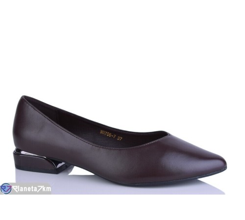Туфлі жіночі на весну/осінь (6 пар р.36-40) коричневий  "Belossa"