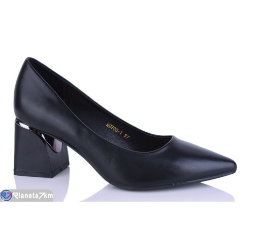 Туфлі жіночі на весну/осінь (6 пар р.36-40) чорний  "Belossa"