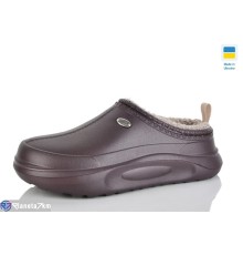 Жіночі сабо на весну/осінь (8 пар р.37-41) коричневий  "LOTTOS"