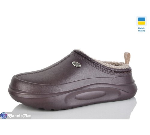 Жіночі сабо на весну/осінь (8 пар р.37-41) коричневий  "LOTTOS"