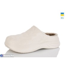 Жіночі сабо на зиму (8 пар р.37-41) бежевий  "LOTTOS"