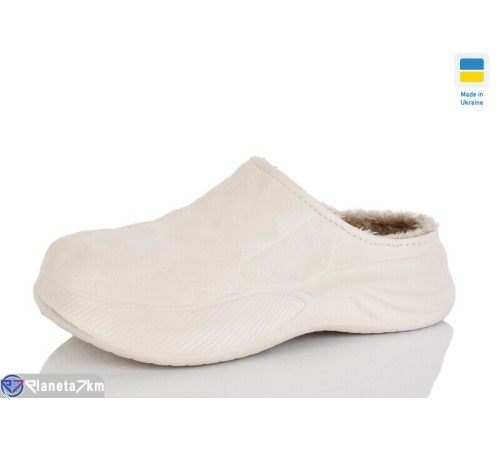 Жіночі сабо на зиму (8 пар р.37-41) бежевий  "LOTTOS"