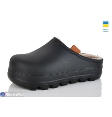 Жіночі сабо на зиму (6 пар р.36-41) чорний  "LOTTOS"