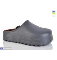 Чоловічі сабо на зиму (6 пар р.42-45) графіт  "LOTTOS"