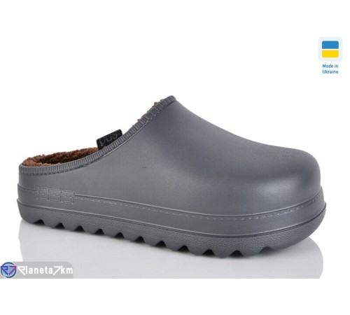 Чоловічі сабо на зиму (6 пар р.42-45) графіт  "LOTTOS"