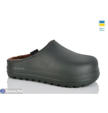 Чоловічі сабо на зиму (6 пар р.42-45) хакі  "LOTTOS"