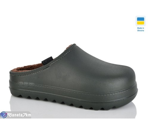 Чоловічі сабо на зиму (6 пар р.42-45) хакі  "LOTTOS"