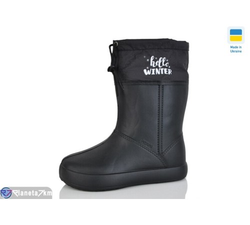 Жіночі чоботи з піни на зиму (6 пар р.38-42) чорний  "LOTTOS"