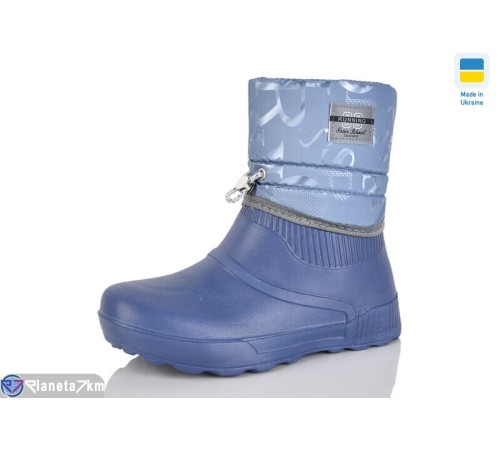 Жіночі чоботи з піни на зиму (8 пар р.37-41) синій  "LOTTOS"