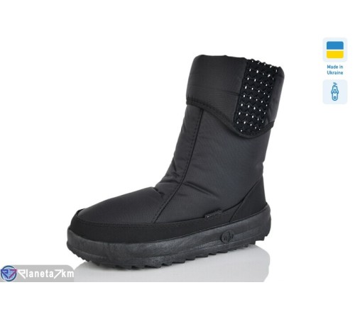 Черевики жіночі на зиму (6 пар р.38-42) чорний  "LOTTOS"