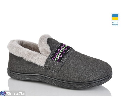 Тапки жіночі на весну/осінь (8 пар р.37-41) сірий  "LOTTOS"