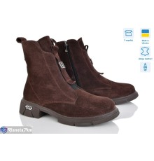 Черевики жіночі на зиму (6 пар р.36-41) коричневий  "LISA"