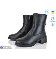 Черевики жіночі на зиму (6 пар р.38-43) чорний  "LISA"